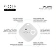 Lokátor FIXED Smile PRO Smart tracker , Duo Pack - černý + bílý
