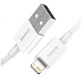 Baseus Superior Series rychlonabíjecí kabel USB/Lightning 2.4A 1m bílá