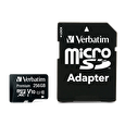 Verbatim MicroSDXC karta 256GB Premium, U1 + adaptér