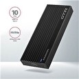 Axagon EEM2-GTR, USB-C 3.2 Gen 2 - M.2 NVMe SSD kovový THIN RIB box
