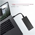 Axagon EEM2-GTR, USB-C 3.2 Gen 2 - M.2 NVMe SSD kovový THIN RIB box