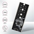Axagon EEM2-GTR, USB-C 3.2 Gen 2 - M.2 NVMe SSD kovový THIN RIB box