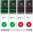 Axagon EEM2-GTR, USB-C 3.2 Gen 2 - M.2 NVMe SSD kovový THIN RIB box