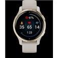 Garmin GPS sportovní hodinky Venu® 2S Rose Gold/White Leather Band