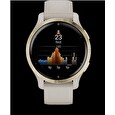 Garmin GPS sportovní hodinky Venu® 2S Rose Gold/White Leather Band