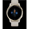 Garmin GPS sportovní hodinky Venu® 2S Rose Gold/White Leather Band