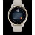 Garmin GPS sportovní hodinky Venu® 2S Rose Gold/White Leather Band