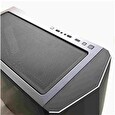 Eurocase case ML G Stylus, 2xUSB2.0, 1xUSB3.0, audio, bez zdroje, průhledná bočnice, černá
