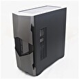 Eurocase case ML G Stylus, 2xUSB2.0, 1xUSB3.0, audio, bez zdroje, průhledná bočnice, černá