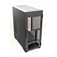 Eurocase case ML G Stylus, 2xUSB2.0, 1xUSB3.0, audio, bez zdroje, průhledná bočnice, černá
