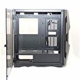 Eurocase case ML G Stylus, 2xUSB2.0, 1xUSB3.0, audio, bez zdroje, průhledná bočnice, černá
