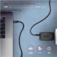 Axagon BUCM32-CM20AB, SPEED+ kabel USB-C <-> USB-C, 2m, USB 3.2 Gen 2, PD 100W 5A, 4k HD, ALU, oplet, černý