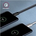Axagon BUCM3-AM15AB, SPEED kabel USB-C <-> USB-A, 1.5m, USB 3.2 Gen 1, 3A, ALU, oplet, černý