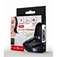 Gembird sluchátka FitEar-X100B, Bluetooth, TWS, černá