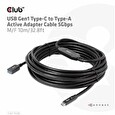 Club3D Kabel USB-C na USB-A, 5 Gbps (M/F), 10m