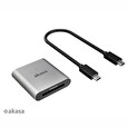 Akasa čtečka karet AK-CR-11BK (CFexpress), externí, USB 3.2 Type-C
