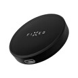 Stojánek FIXED MagPowerstation s bezdrátovým nabíjením 3 v 1 a uchycení Magsafe, 15W + 15W + 15W, černý