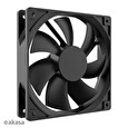 Akasa ventilátor Smart Black, 12cm fan, HD bearing