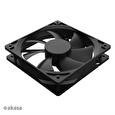 Akasa ventilátor Smart Black, 12cm fan, HD bearing