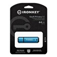Kingston 64GB IronKey Vault Privacy 50 AES-256 Encrypted, FIPS 197
