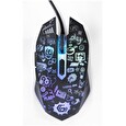GEMBIRD myš MUS-6B-GRAFIX-01, černá s grafickým potiskem, USB