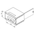 Triton 19" jednodílný rozvaděč 6U/400mm, černý, rozložený flatpack