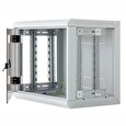 Triton 19" jednodílný rozvaděč 9U/400mm, odnímatelné boční kryty, černý