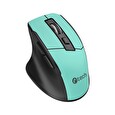 Myš C-TECH Ergo WLM-05, bezdrátová, 1600DPI, 6 tlačítek, USB nano receiver, mint
