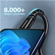 Axagon BUCM-AM10AB, HQ kabel USB-C <-> USB-A, 1m, USB 2.0, 3A, ALU, oplet, černý