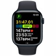 Apple Watch Series 8 GPS 45mm Midnight Aluminium Case with Midnight Sport Band - Regular