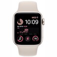 Apple Watch SE GPS 40mm Starlight Aluminium Case with Starlight Sport Band - Regular