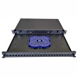 Optická vana 19" 1U pro 24 SC simplex osaz. 1x kazetou OPTRONIC 24 svárů