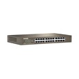 Tenda TEG1024D 24x Gigabit Switch, Fanless-bez ventilátorů, Rackmount, ochrana proti přepětí