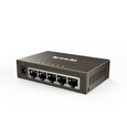 Tenda TEG1005D - 5x 10/100/1000 Mbps Switch, Fanless-bez ventilátorů, ochrana proti přepětí