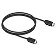 Datový a nabíjecí kabel USB Type-C - USB Type-C, 100cm, černá