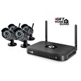 iGET HGNVK88304 - CCTV bezdrátový WiFi set FullHD 1080p, 8CH NVR + 4x IP kamera 1080p, i RJ45