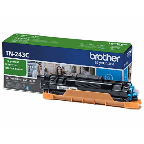 BROTHER tonerová kazeta TN-243C/ DCP-L3550CDW/ HL-L3210CW/ MFC-L3730CDN/ 1000 stran/ azurový