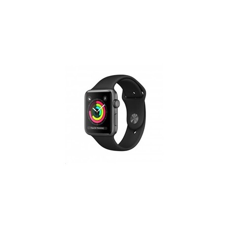 Apple Watch Series 3 GPS, 38mm Space Grey Aluminium Case with Black Sport Band