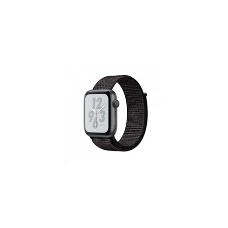 Apple Watch Nike+ Series 4 GPS, 40mm Space Grey Aluminium Case with Black Nike Sport Loop
