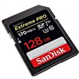 SanDisk Extreme Pro SDXC 128GB R:170 MB/s, W: 90 MB/s, Class 10 UHS-I U3 V30
