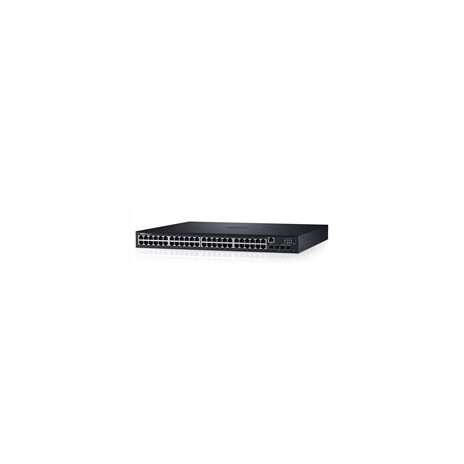 DELL Networking N1548, 48x 1GbE + 4x 10GbE SFP+ fixed ports, Stacking, IO to PSU airflow, AC