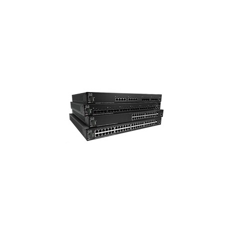 Cisco switch SG550X-48MP-RF, 48x10/100/1000, 2x10GbE SFP+/RJ-45, 2xSFP+, PoE, REFRESH