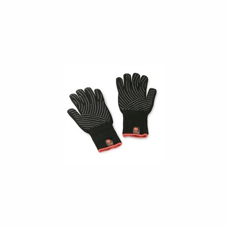 Weber - Sada grilovacích rukavic Premium, velikost S/M, černé, žáruvzdorné
