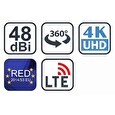 EVOLVEO Jade 1 LTE, 48dBi aktivní venkovní anténa DVB-T/T2, LTE filtr, RED certifikát