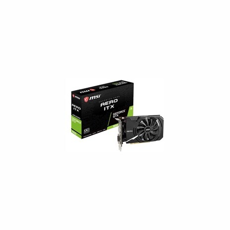 MSI VGA NVIDIA GeForce GTX 1650 AERO ITX 4G OC, 4GB GDDR4, ITX