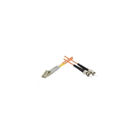 Duplexní patch kabel MM 50/125, OM2, ST-LC, LS0H, 1m