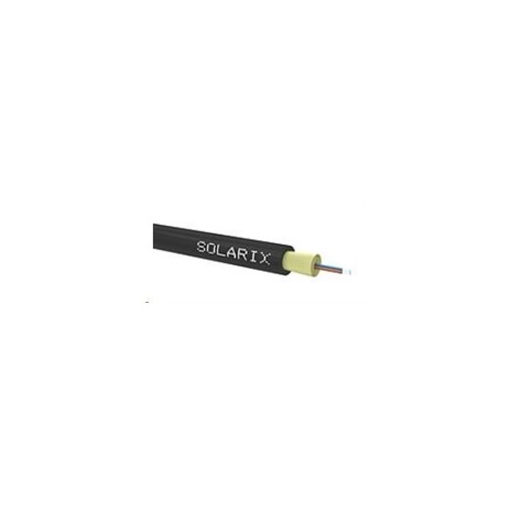 DROP1000 kabel Solarix, 4vl 9/125, 3,6mm, LSOH, černý, cívka 500m
