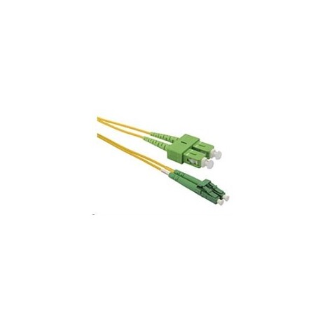 Solarix Patch kabel 9/125 LCapc/SCapc SM OS 1m duplex SXPC-LC/SC-APC-OS-1M-D