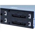 Akasa HDD box Lokstor M22, 4x 2,5" SATA HDD/SSD do 5,25" interní pozice, černý