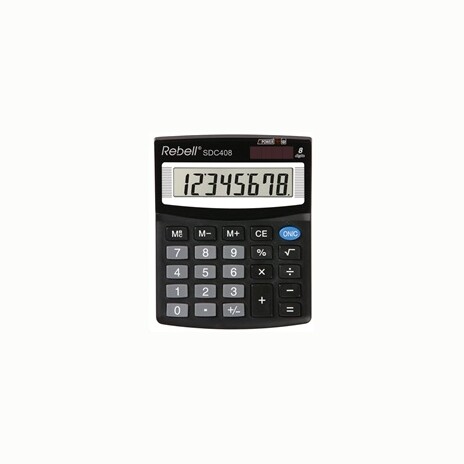 REBELL kalkulačka - SDC408 - černá